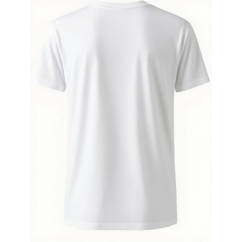 Men's Viral Social Media Minimal Art Funny Graphic T-Shirt Men's Casual TikTok Trend Simple Cartoon Humor T-Shirt