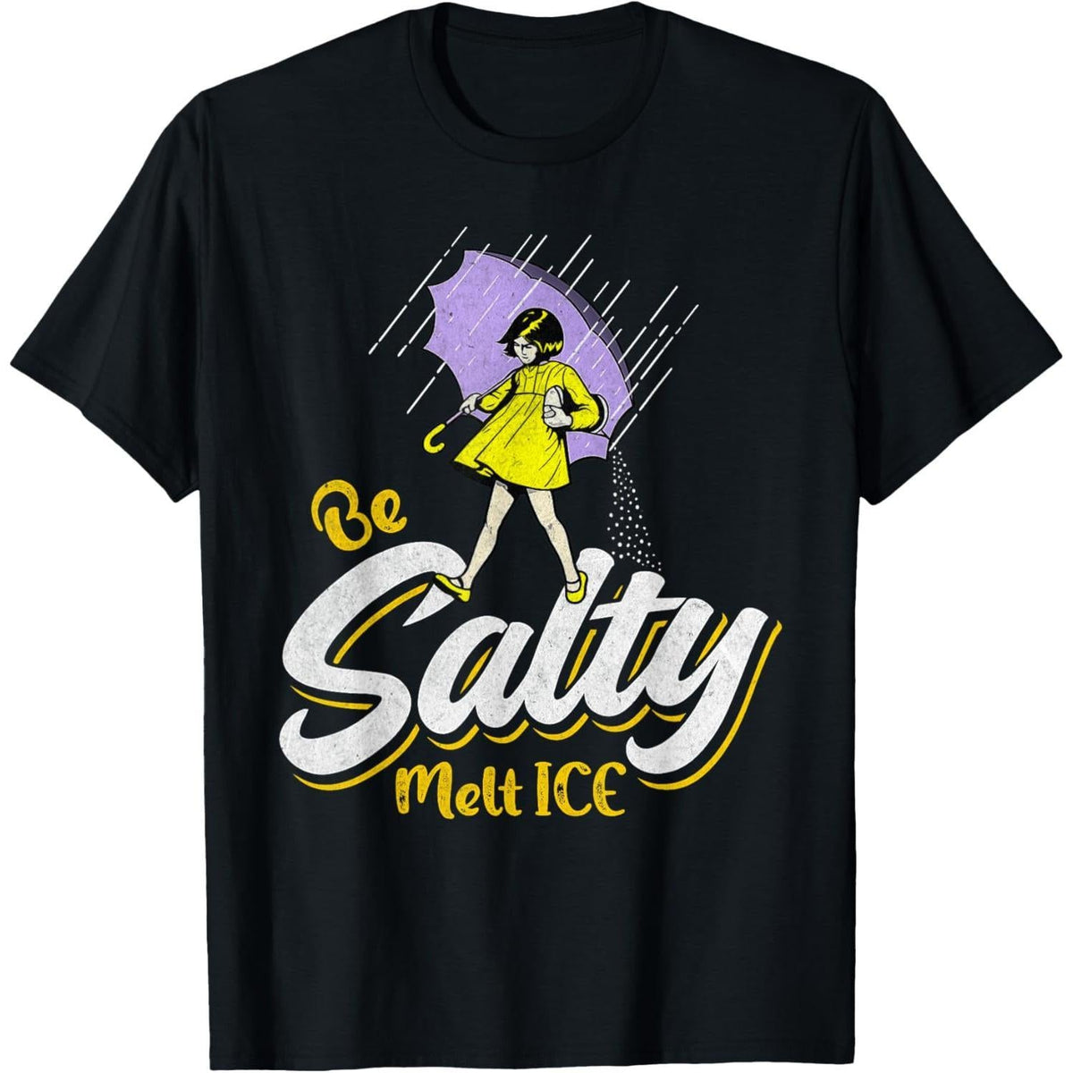 “Stay Salty” Funny T-Shirt | Humorous Saying Graphic Tee, 100% Cotton Casual Top