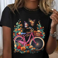 T-shirt For Men Women Korean Style Oversized Graphic  Simple Printed Round Neck  Cotton Fabric Top Womenswear Breathable Day Soft Thick Tshirt Summer  Streetwear Crewneck Casual Black Shortsleeve Women's T-Shirt